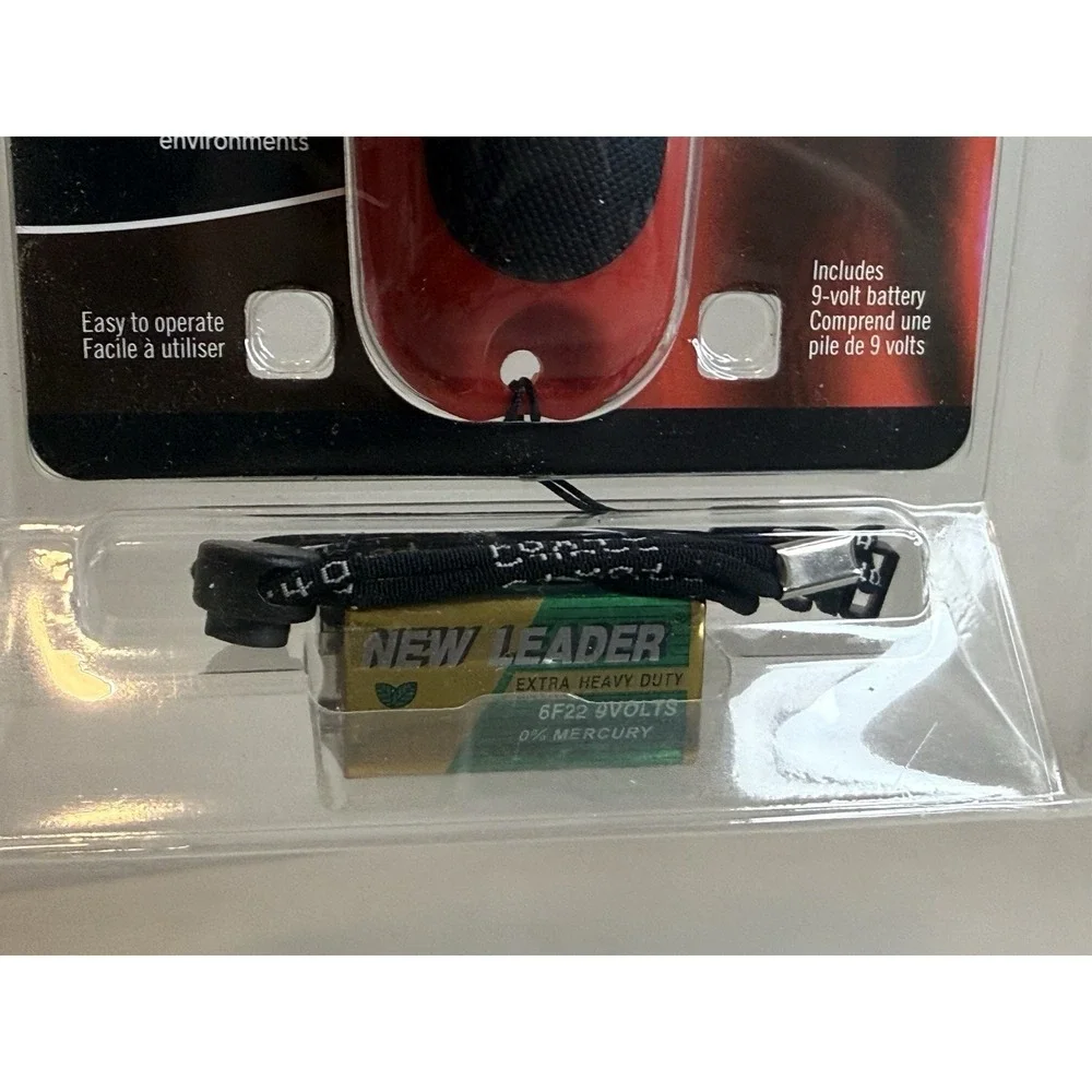 Fox 40 Electronic Whistle With Wrist Loop Lanyard And 9 Volt Battery Red New